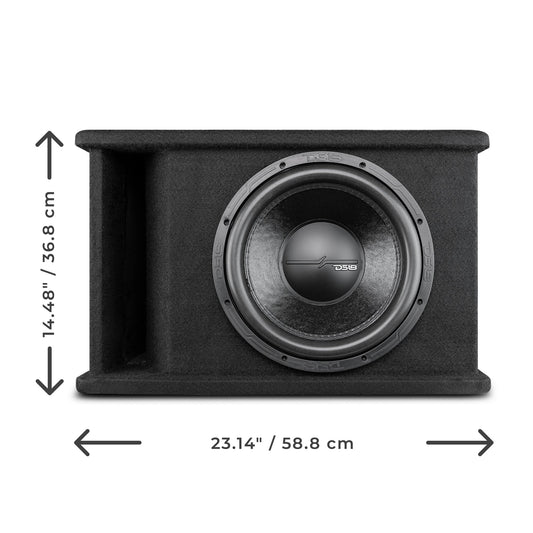 12" Loaded Subwoofer Ported Enclosure With ZR12.2D 800 Watts Rms.