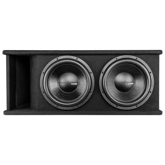 DS18 ZR212LD-PKG Bass Package 2 x ZR12D4 12" Subwoofers In a Ported Box 3200 Watts with ZR2000.1D Class D 1-Channel Amplifier, and Ampkit0.