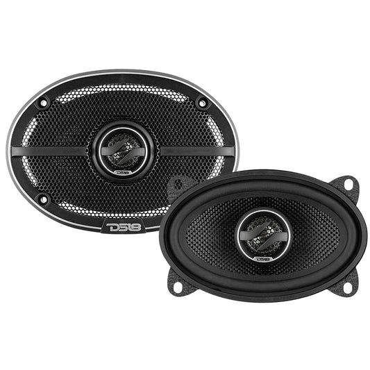 ZXI 4x6" 2-Way Coaxial Speakers with Kevlar Cone | 60 Watts RMS 4-Ohm.
