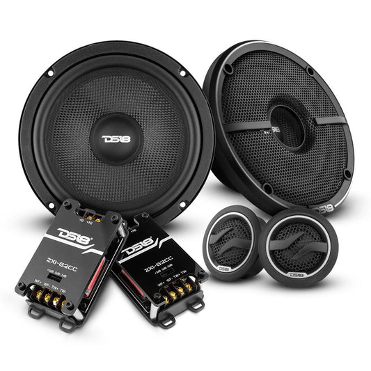 DS18 2012-2021 RAM 1500 Crew and Quad Cab Front and Back Doors Speakers Better Upgrade/Replacement Package 1600 Watts.