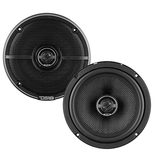 ZXI 6.5" 2-Way Coaxial Speakers with Kevlar Cone | 80W RMS 4-Ohm.