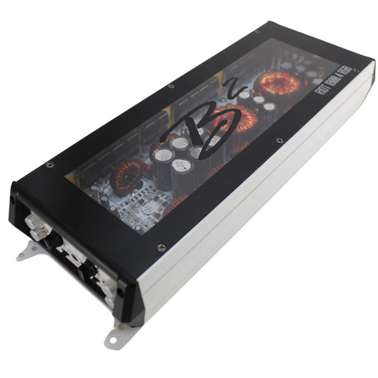 B2 Audio RIOT 4-Channel 1.8K 1800W 2-Ohm Class D Full Range Amplifier w/ RGB LED Illumination