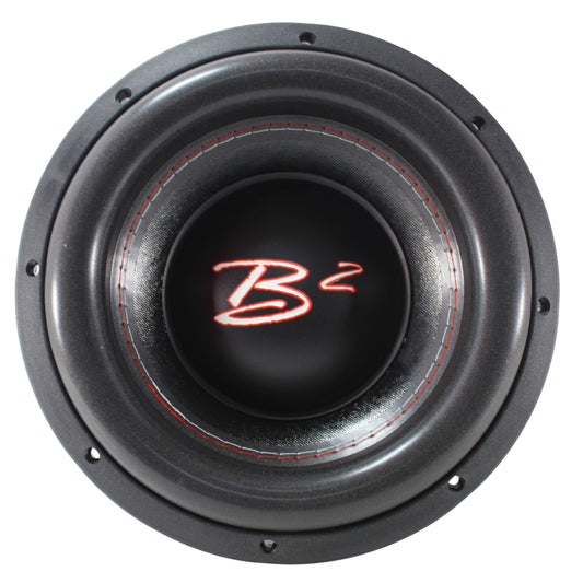 B2 Audio RIOT Series V2 10" 1000 Watt RMS Dual 4-Ohm 3" Voice Coil Subwoofer.