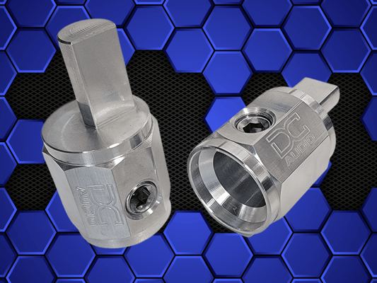 "OCT 2/1 WR" Octo Series 2/0 to 1/0 Wire Reducers for Amplifiers Aluminum.