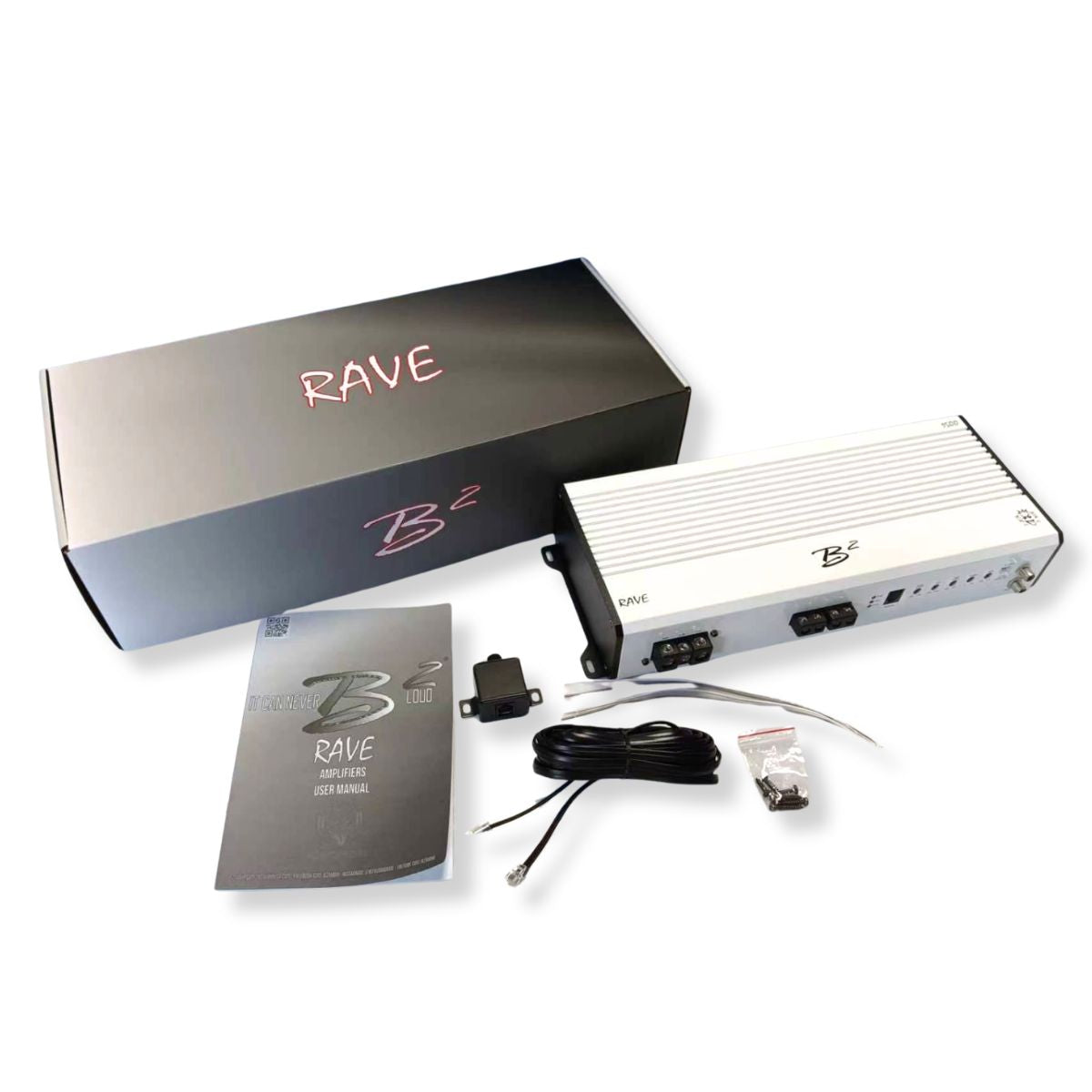 RAVE Series 1500W RMS 1Ohm Mono Half-Bridge Class D Car Audio Amplifier.