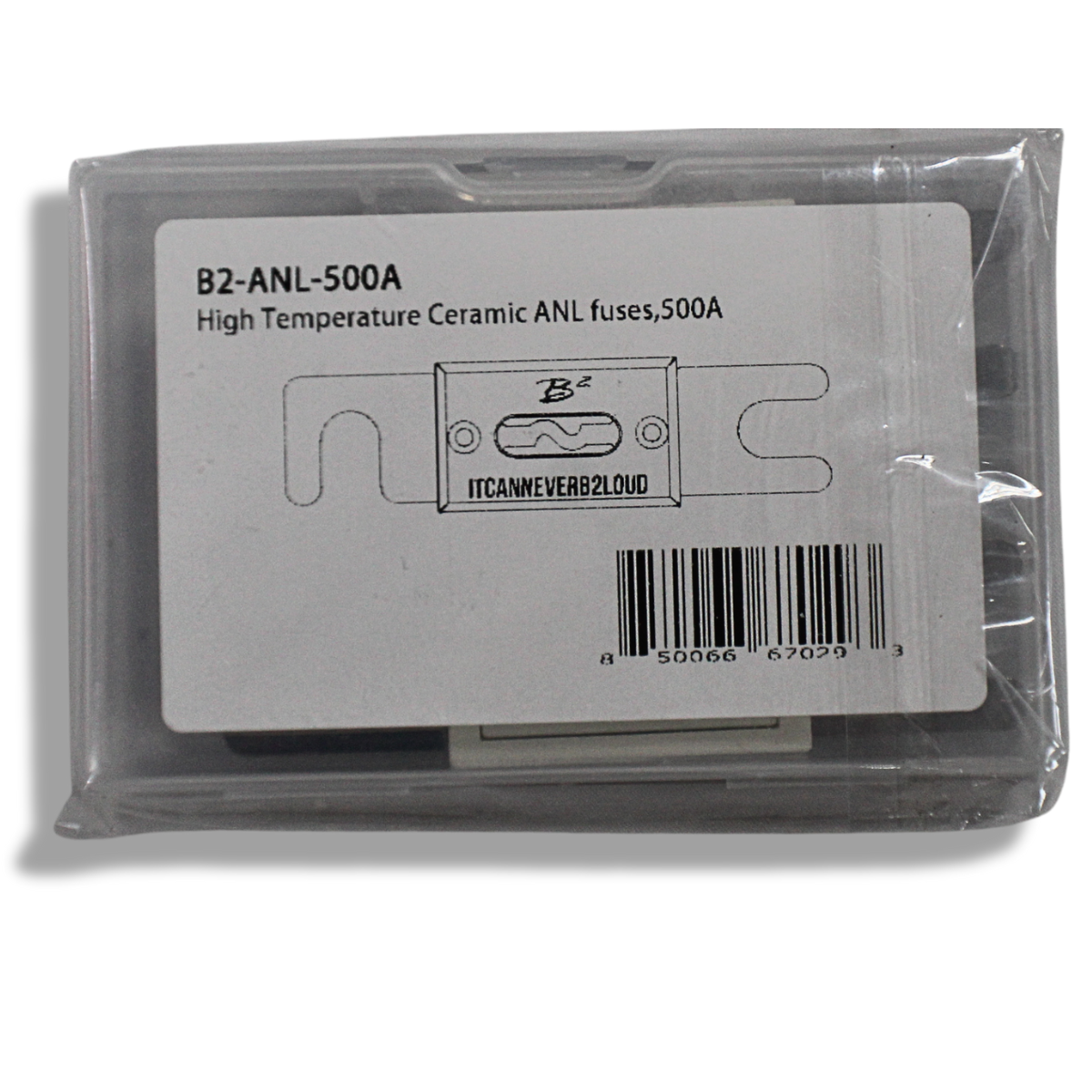 B2 Audio 500A ANL High Temperature Ceramic Fuse Pair ANL-500A.