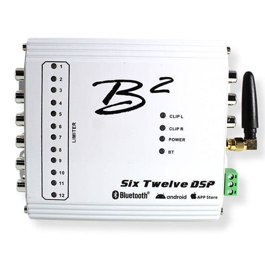 B2 Audio White 4v 12 Channel DSP with Bluetooth iOS/Android App 96 KHz - 32 Bit.