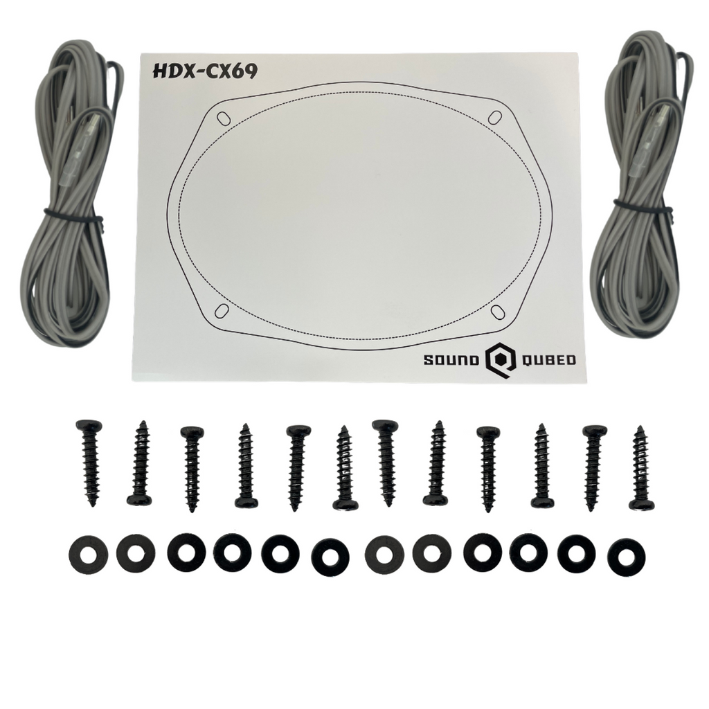 Soundqubed HDX Series 6x9" Coaxial 2-way Speakers - Audio Sellerz