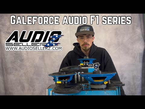 GaleForce Audio F1 8" 2-Way Waterproof Speaker Pair โ 120W RMS.