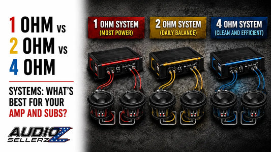1 Ohm vs 2 Ohm vs 4 Ohm Systems What’s Best for Your Amp and Subs
