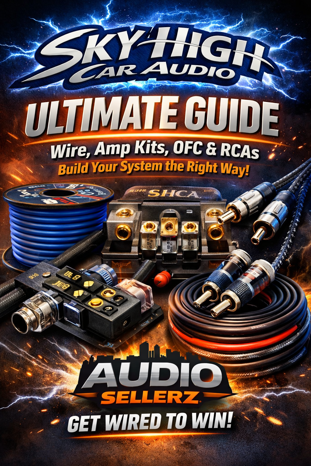 Sky High Car Audio Guide: Wire, Amp Kits, OFC Cable, RCAs, Speaker Wire, and System Upgrades