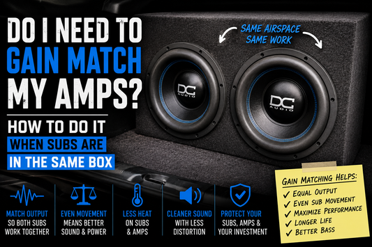 Do I Need to Gain Match My Amps? How to Do It When Subs Are in the Same Box