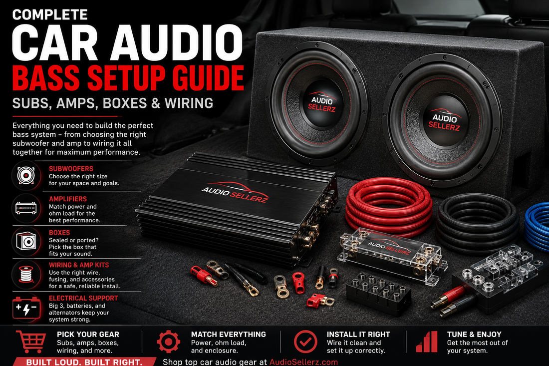 Complete Car Audio Bass Setup Guide: Subs, Amps, Boxes & Wiring