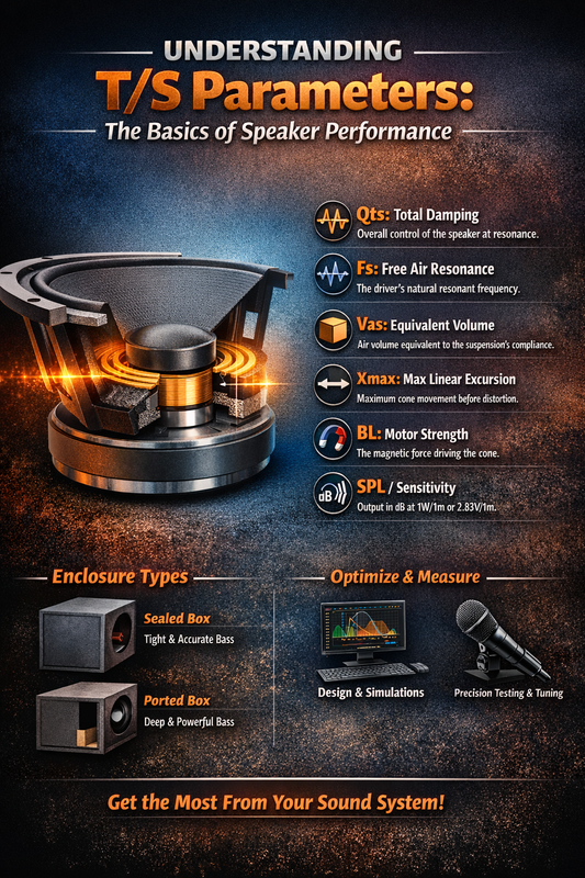 The Basics of Speaker Performance And Understanding T/S Parameters: