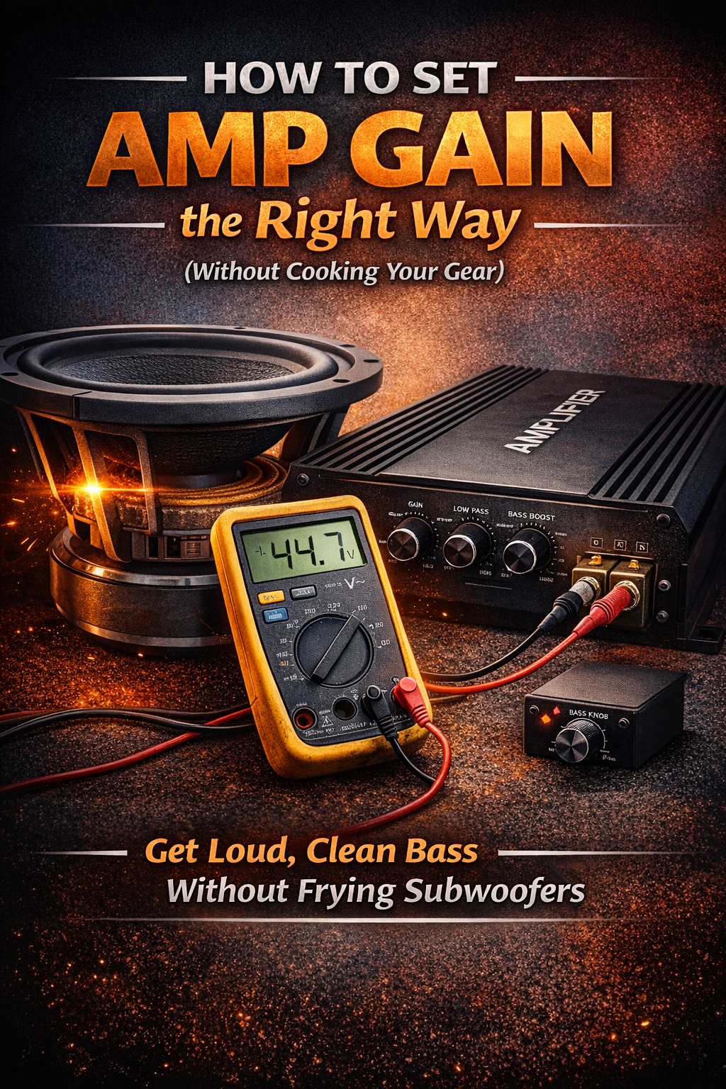 How to Set Amp Gain the Right Way (Without Cooking Your Gear)