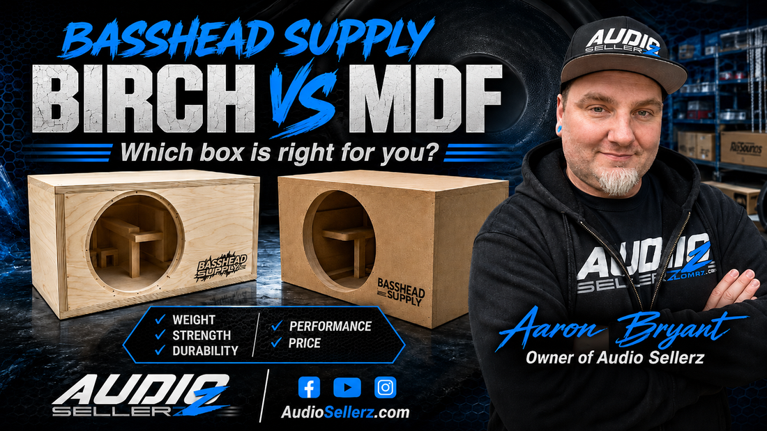 BassHead Supply birch vs MDF subwoofer boxes Audio Sellerz