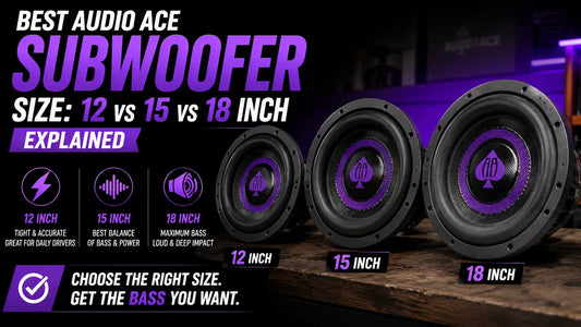Best Audio Ace Subwoofer Size: 12 vs 15 vs 18 Inch Subs Explained