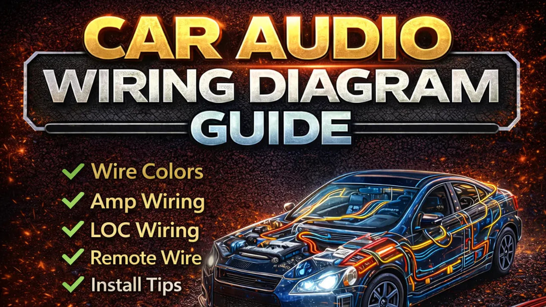 Car Audio Wiring Diagram Guide: Wire Colors, Amp Wiring, LOCs, Remote Wire, and Install Tips