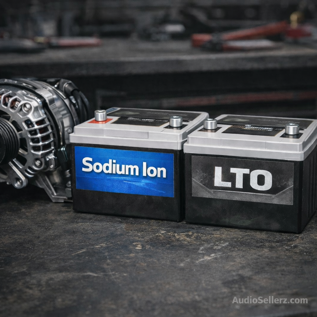 How to Charge Sodium Ion and LTO Car Audio Batteries Safely (Alternator Voltage, Regulators, and Real-World Setup).