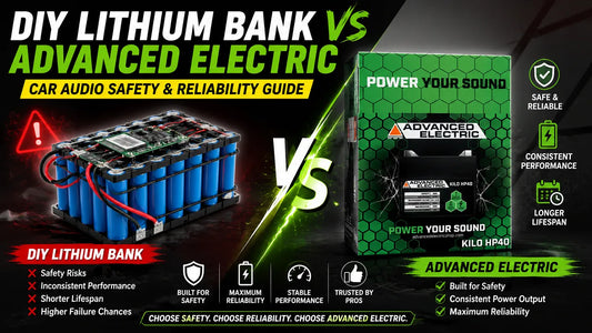 DIY Lithium Bank vs Advanced Electric - Car Audio Safety & Reliability Guide