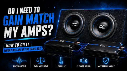 Do I Need to Gain Match My Amps - How to Do It When Subs Are in the Same Box