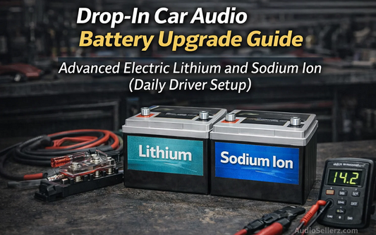 Drop-In Car Audio Battery Upgrade Guide - Advanced Electric Lithium and Sodium Ion (Daily Driver Setup)