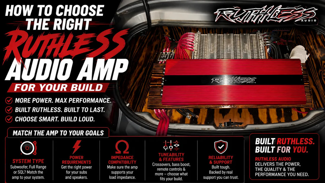 How to Choose the Right Ruthless Audio Amp for Your Build