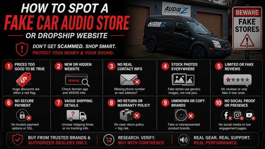How to Spot a Fake Car Audio Store or Dropship Website