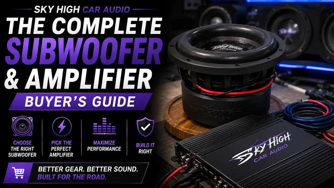 Sky High Car Audio: The Complete Subwoofer & Amplifier Buyer’s Guide