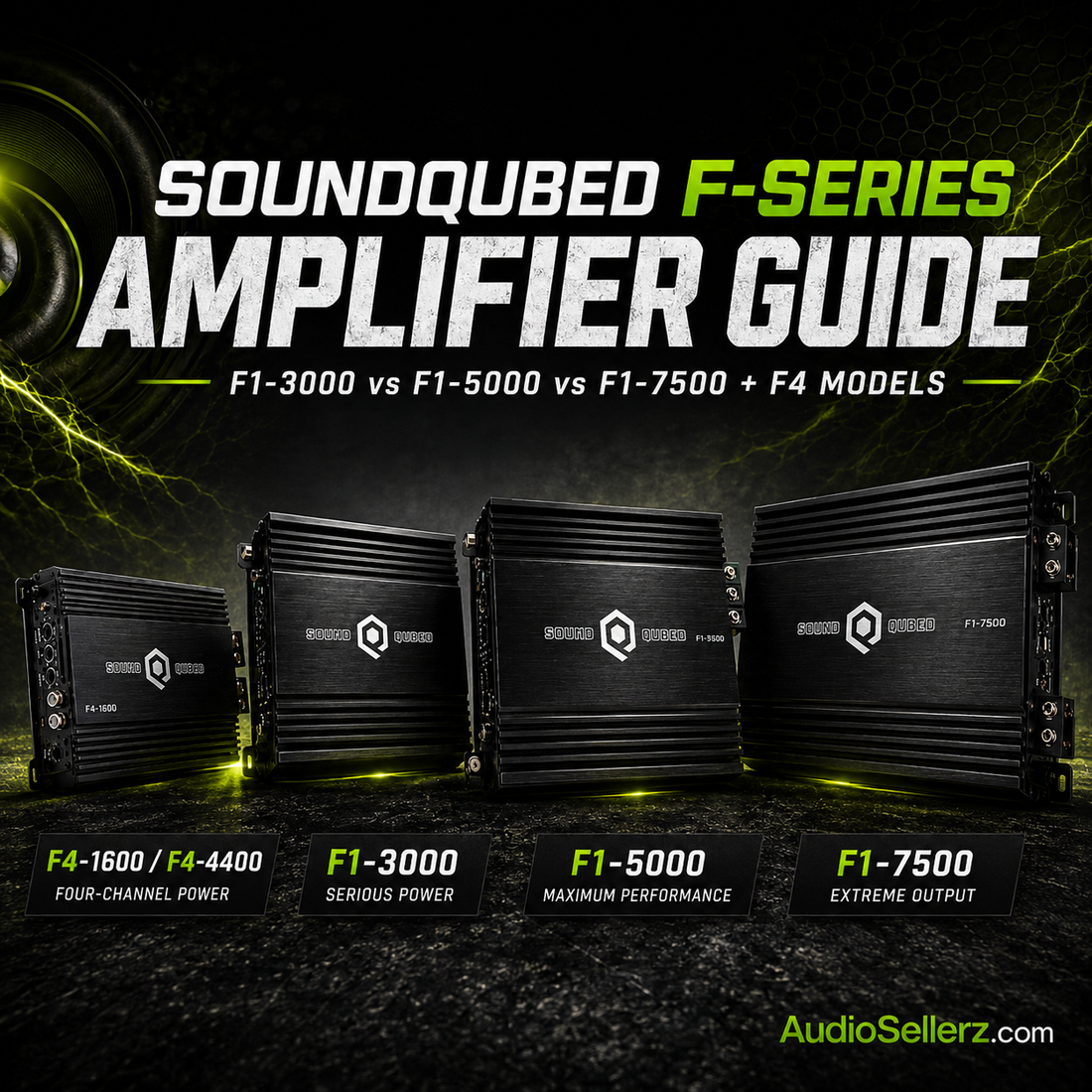 SoundQubed F-Series Amplifier Guide