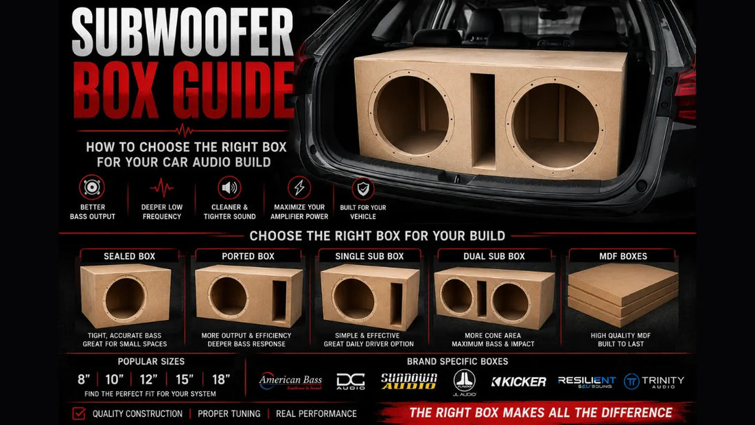 Subwoofer Box Guide: How to Choose the Right Box for Your Car Audio Build