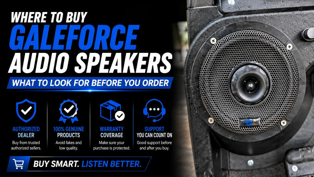 Where to Buy Galeforce Audio Speakers: What to Look for Before You Order