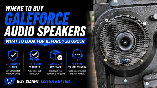 Where to Buy Galeforce Audio Speakers: What to Look for Before You Order