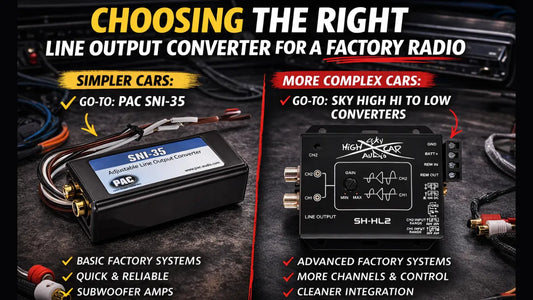 How to Choose the Right Line Output Converter for a Factory Radio