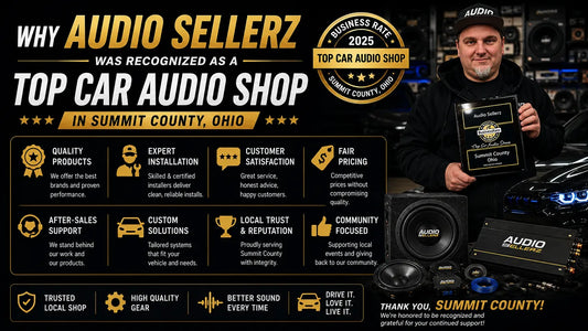 Why Audio Sellerz Was Recognized as a Top Car Audio Shop in Summit County Ohio