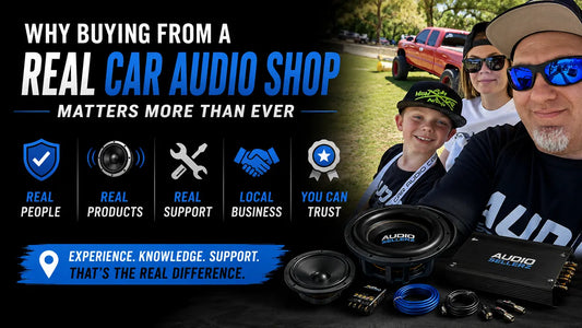 Why Buying From a Real Car Audio Shop Matters More Than Ever
