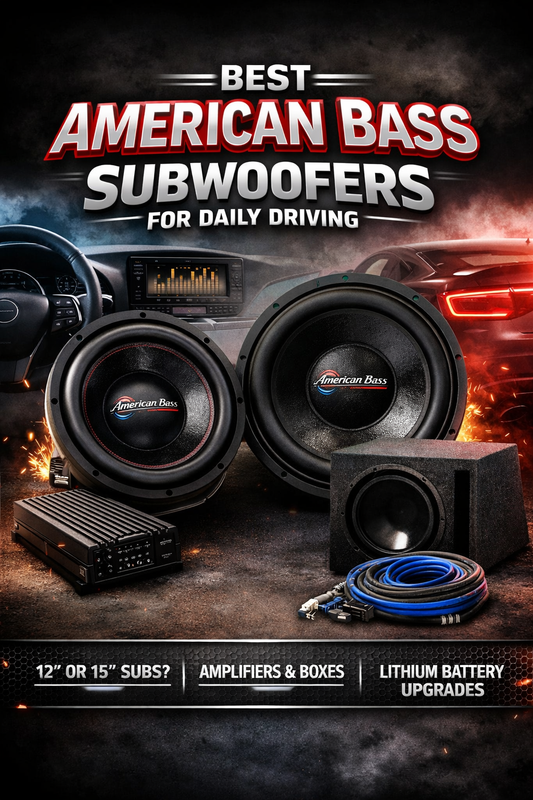 Best American Bass Subwoofers for Daily Driving