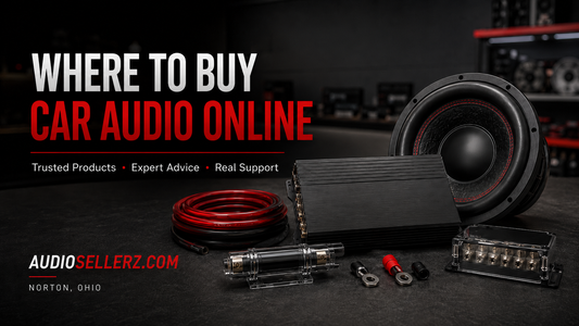 Audio Sellerz online car audio retailer featuring amplifiers, subwoofers, wiring and installation accessories.
