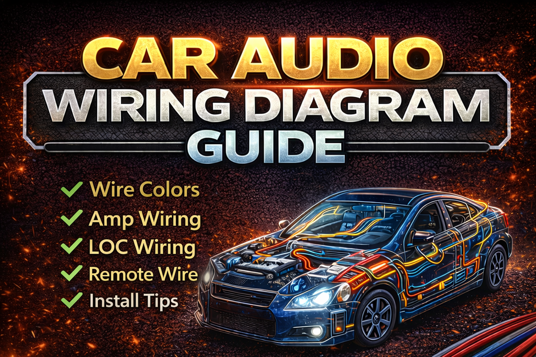Car Audio Wiring Diagram Guide Wire Colors Amp Wiring LOC Remote Wire Audio Sellerz