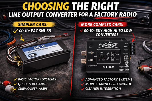 How to Choose the Right Line Output Converter for a Factory Radio