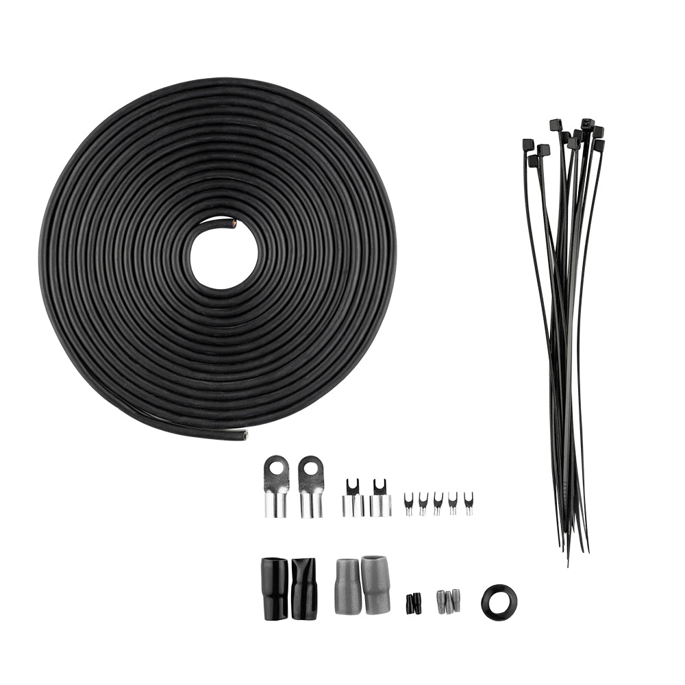 0-GA CCA Amplifiers Installation Kit - SILVER - Sold by Audio Sellerz