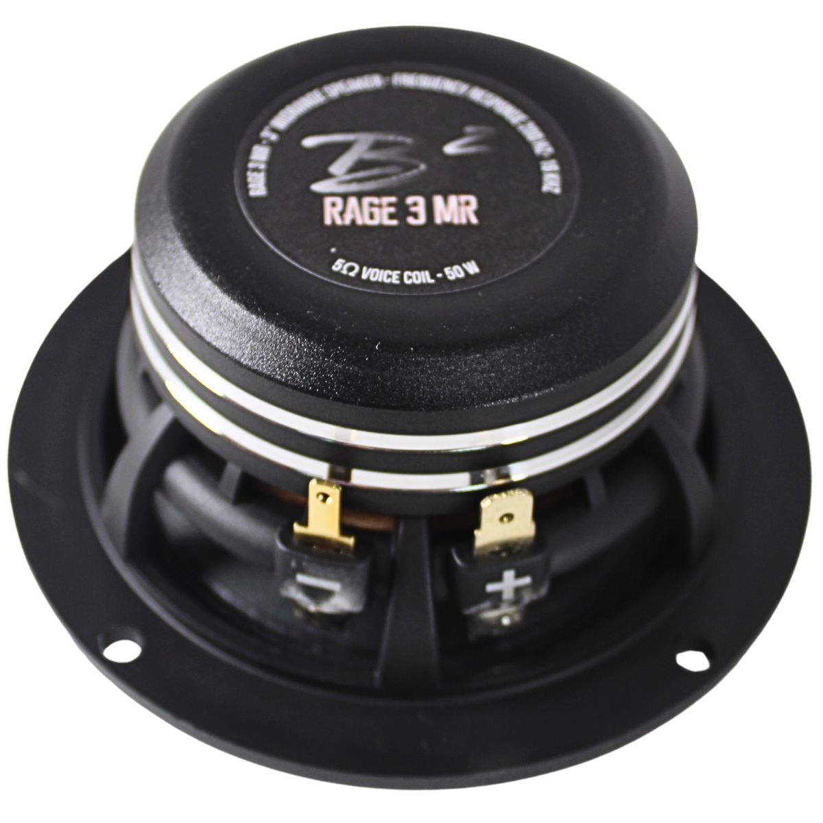 B2 Audio RAGE 3" Midrange Loudspeaker 80 Watt RMS 6-Ohm Pair