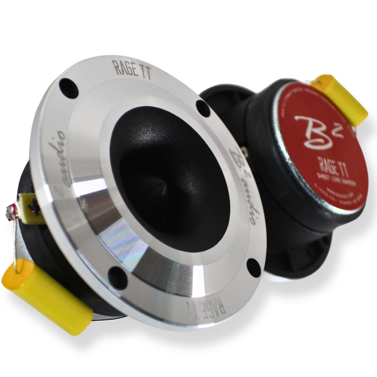 B2 Audio RAGE Series Pair of 1" 4-Ohm 30 Watt RMS Tweeters, OD 3.92" RAGE TT.