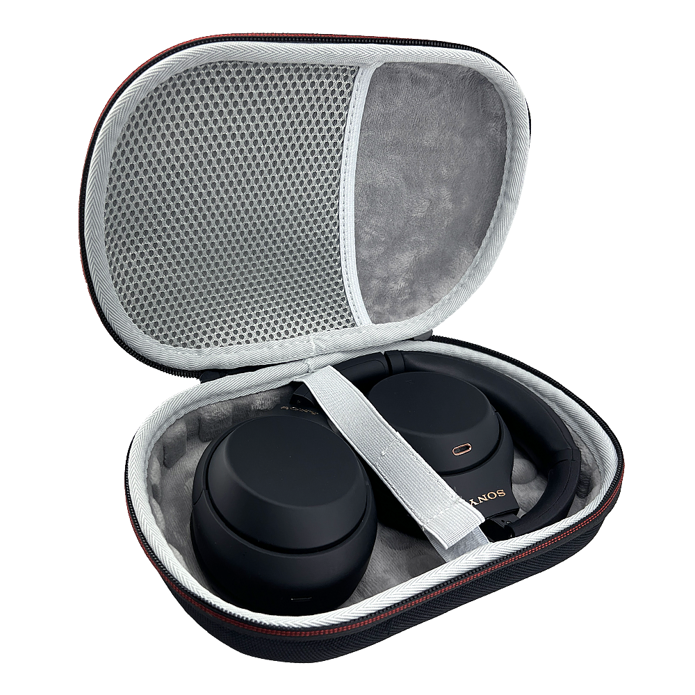 CentralSound EVA Hard Zippered Headphones Protective Carrying Case - Black - product image 1 - Audio Sellerz