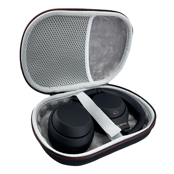 CentralSound EVA Hard Zippered Headphones Protective Carrying Case - Black - product image 1 - Audio Sellerz