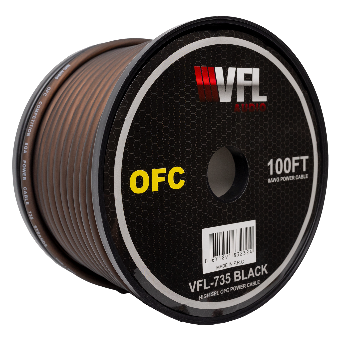 VFL 8 Gauge OFC Wire 100ft Roll