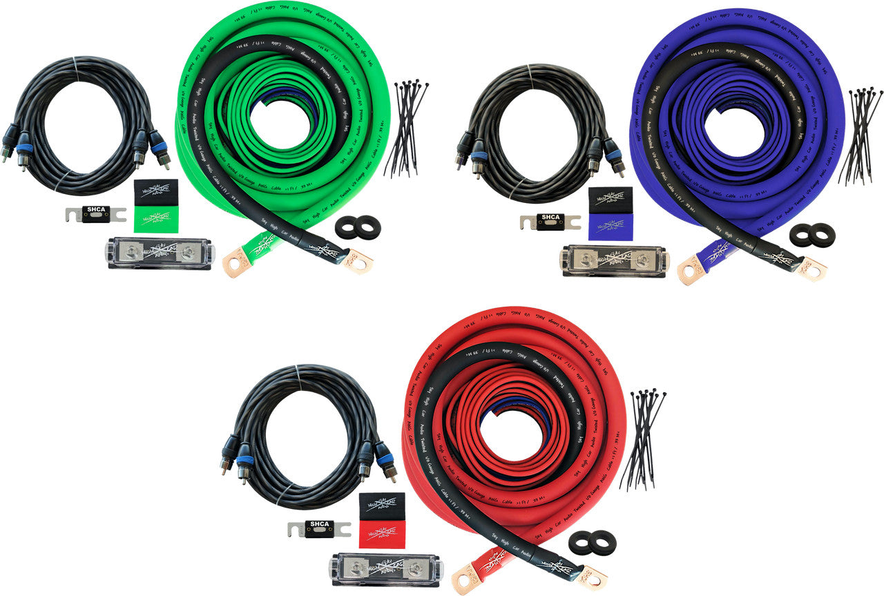Sky High Car Audio 1/0 OFC Amp Kit