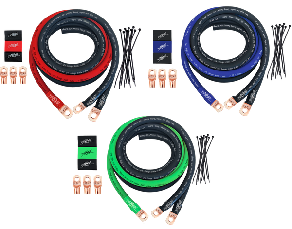 Sky High Car Audio E-Series 1/0 CCA Big 3 Upgrade Kit - Audio Sellerz
