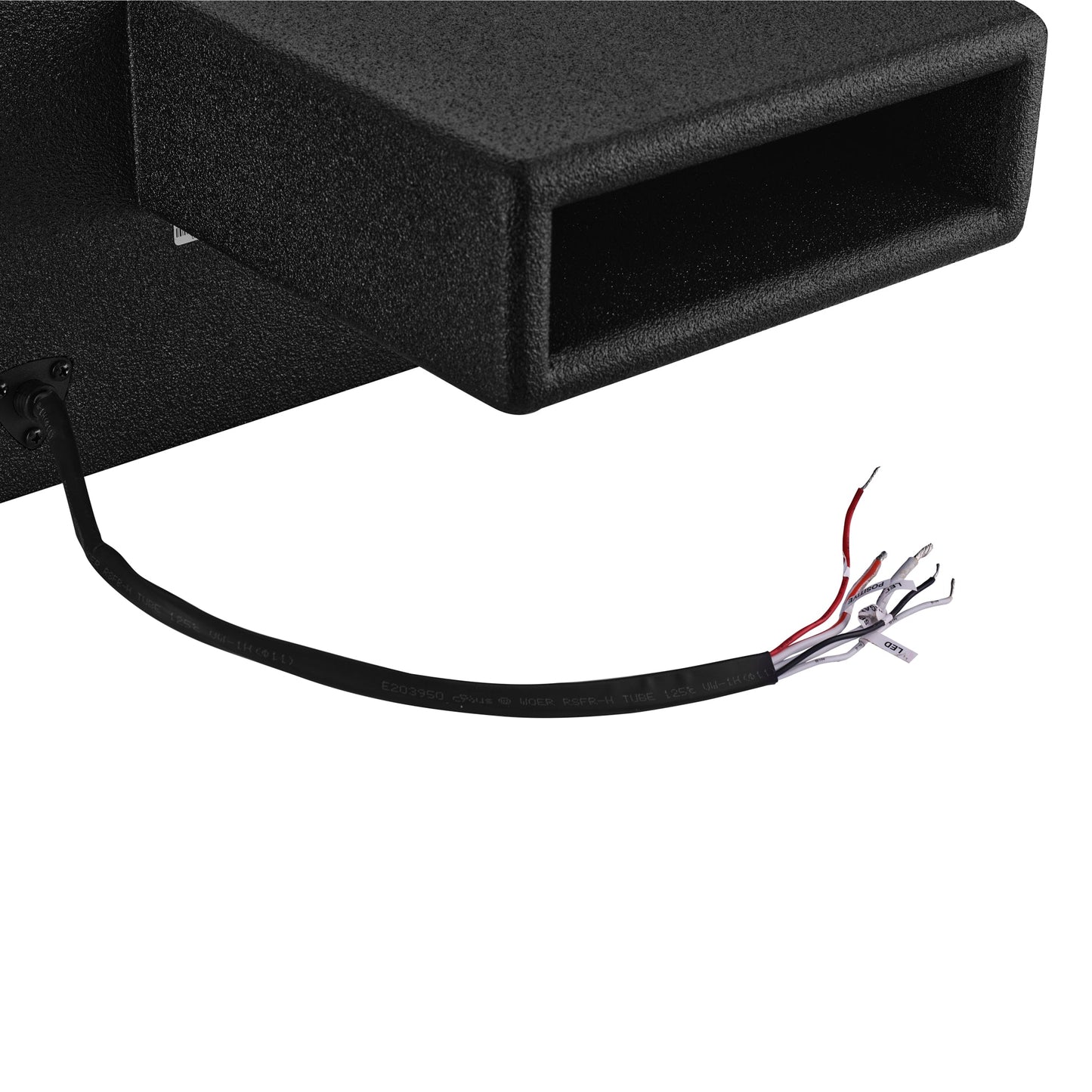 Polaris RZR PRO/XP 10" Bandpass Subwoofer Enclosure for Rear Cargo Box with Digital LED Lights | EXL-X10.2D Preloaded.