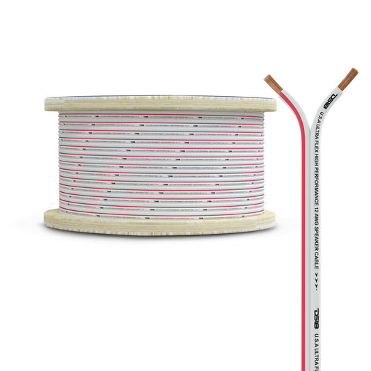 12-GA Marine Grade Tinned 100% Copper OFC Speaker Wire -150 Feet.